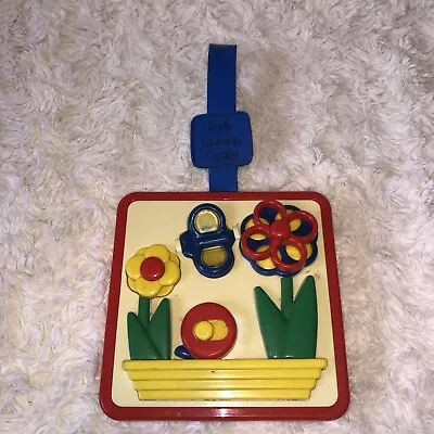 Vintage EARLY LEARNING CENTRE ELC Cot Baby Toy Activity Colourful Toy - Flowers • £16.95