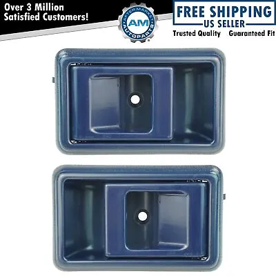 Blue Inner Interior Inside Door Handle Pair Set For Toyota Corolla Pickup Truck • $17.95