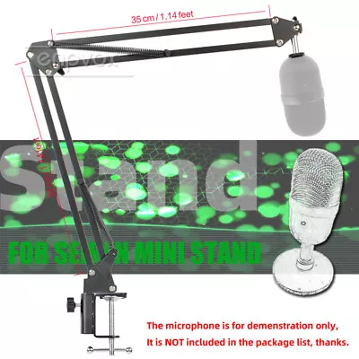 Suspension Microphone Boom Arm Scissor Mount For Razer Seiren Mini Mic Stand • $29.96