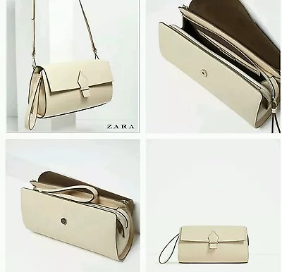 Zara Clutch With Pull Tab Ref. 4390/104 Nwt!!! • $55