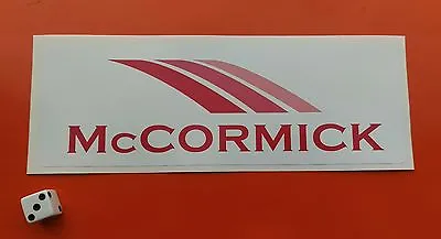  McCORMICK STICKER DECAL 200mm X 65mm Tractor TRAILORS AGRICULTURE FARMING • £2.49
