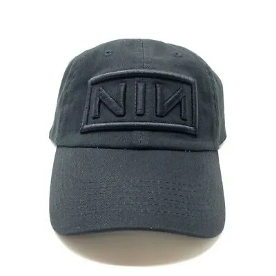 Nine Inch Nails Hat NIN Rock Hall Of Fame Dad Unstructured Cap Black *RARE • $28