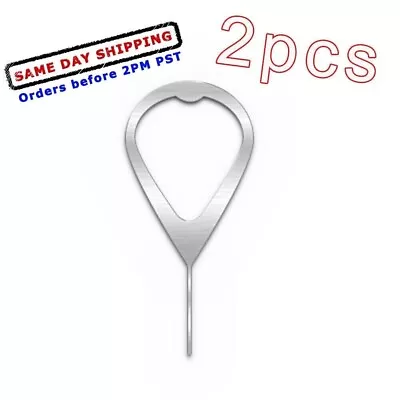 Durable 2x Sim Card Tray Ejector Eject Pin Open Key Removal Needle Tool F Phone • $15.55
