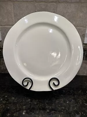 Vietri Cucina Fresca Cream/saffron Redware Dinner/charger Plate Made In Italy • $28.99