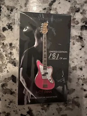 HMNIM Pink Bass Pin Mark Hoppus - Limited Blink 182 Hi My Name Is Mark #181/400 • $125