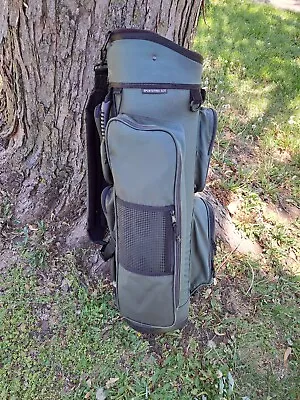 Miller Golf Bag ADS Sports Trek Model Datrek 7 Way  Strap Pocket Green • $39.90