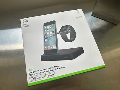 Belkin Valet Charge Dock For Apple Watch + IPhone - BLACK • £21.99