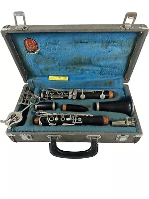 Conn Clarinet Goldentone With Case Vintage Untested • $49.99