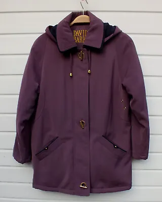 David Barry Soft Purple Winter Padded Coat With Detachable Hood. Size 12 • £15