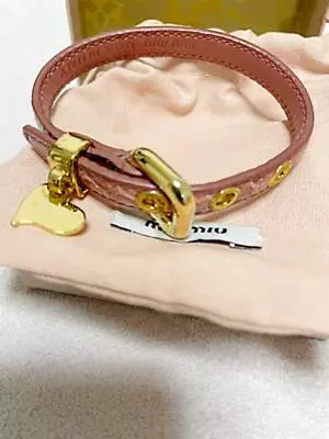 Miumiu Bracelet Dull Pink 18 • $88