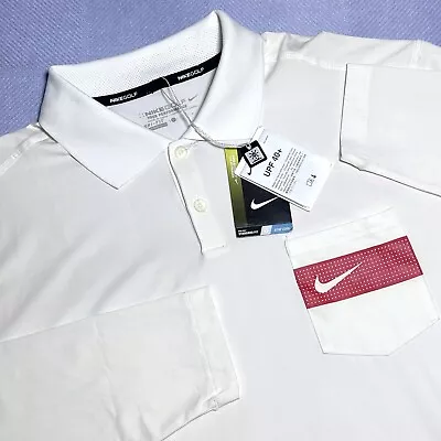 NEW Nike Golf Tour Performance Dri-Fit Golfing Long Sleeve Polo Shirt Large NWT • $29.99