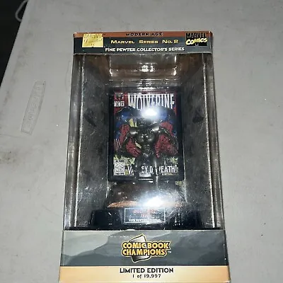 Marvel Comics Wolverine Fine Pewter Collector's Series • $15