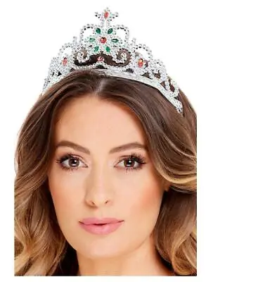 Flower Jewelled  Tiara Princess Fancy Dress  Accessory • £4.89