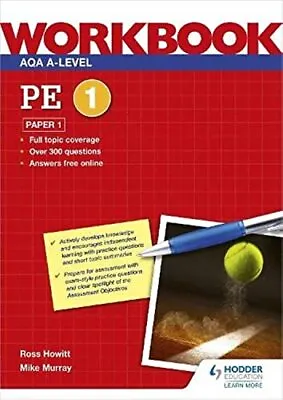 AQA A-level PE Workbook 1: Paper 1 Murray Mike • £6.46