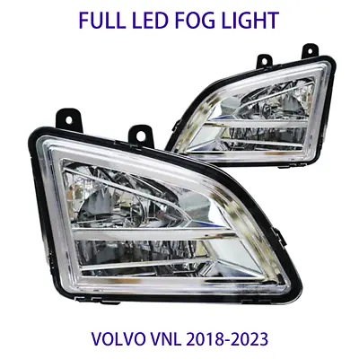 For Volvo VNL 2018-2023 Full LED Fog Light Lamp Pair (LH &RH) 82775828 82775826 • $249.88
