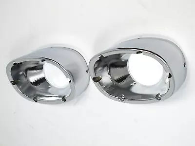 Vance & Hines Monster Ovals Chrome Muffler End Caps Harley Davidson 22956 Nice! • $199.88