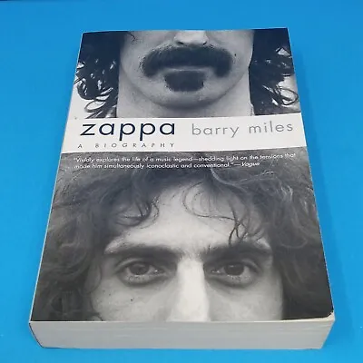 $7.16 • Buy Zappa: A Biography Paperback By Barry Miles