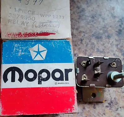 OEM NOS Mopar Starter Relay # 3874950 / Fits 1969-1970 Chrysler • $39.99