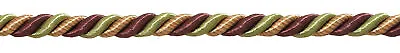 Plum Olive Beige 5/16  Decorative Rope Cord Plum Orchard [By The Yard] • $2.29