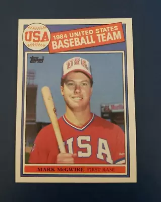 Mark McGwire 1985 Topps Rookie NM • $20