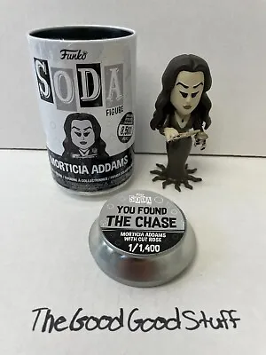 Morticia Addams With Cut Rose Funko Soda *CHASE* C • $21.50