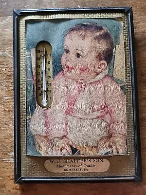 Vintage Adv. Picture / Themometer - W.F. Shaffer's Son - Somerset PA • $0.99