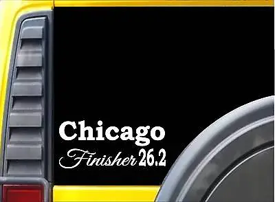 Chicago Marathon L136 8 Inch Sticker 26.2 Decal • $4.24