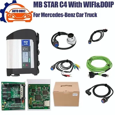 MB Star C4 Full Set SD Connect For Benz Truck/ Car Diagnosis Support Doip/wifi • $465