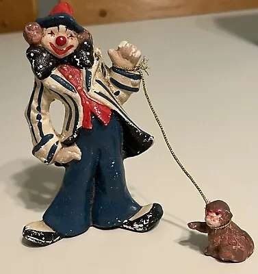 $5.50 • Buy Happy Clown With Monkey Enesco Vintage Ceramic