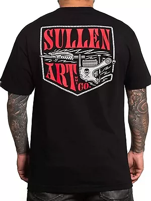Sullen Men's Crestline Short Sleeve Standard T-shirt Tattoo Machine Style Tee • $27.45