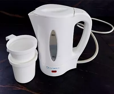 COOKWORKS Mini Travel Jug Kettle / 2 Cups Electric 0.4L 120 - 240V • £6.50