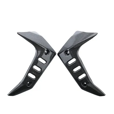 For Kawasaki Z750 04-2007 Carbon Fiber Look Side Radiator Cover Fairing Cowling • $45.24