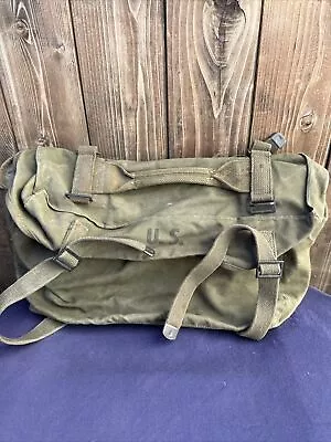 VINTAGE US ARMY  PACK FIELD CARGO M-1945. Military Bag Korea Vietnam • $24.99