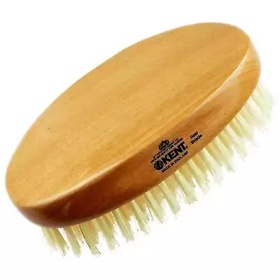 Men's Oval White Bristle Military Hair Brush • $58