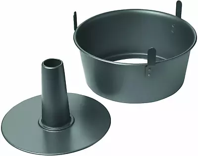 Chicago Metallic Professional 2-Piece 9.5-Inch Angel Food Cake Pan With Feet9.5 • $27.71