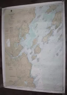 Vtg 1995 PORTLAND HARBOR & VICINITY Chart MAINE COAST Survey • $14.95