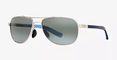 Maui Jim Gaurdrails Sunglasses Silver/Blue Frame W/ Neutral Grey Lens 327-17 • $380