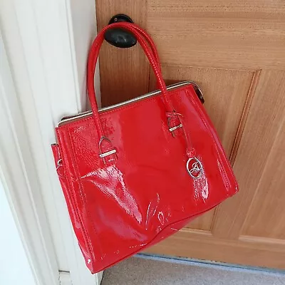 £8 • Buy Ladies Red Jane Shilton Handbag / Shoulder Bag