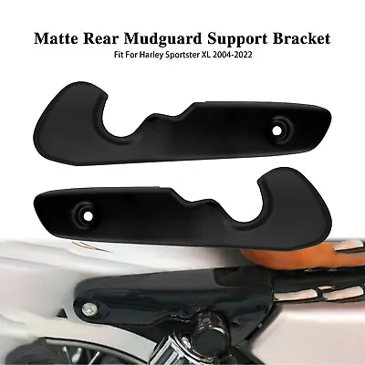 Short Matte Rear Fender Mudguard Support Bracket Fit For Sportster XL 2004-2023 • $28.49