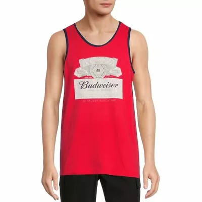 Budweiser Bud Tank Top Men's King Of Beer Bud NWT Size L 3XL • $14.94