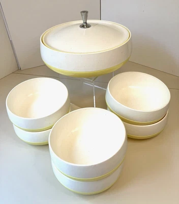 $18.95 • Buy Vintage Vacron Vacuum Master Bowl 6 Bowls 1960's Bopp-Decker Plastic Yellow Set