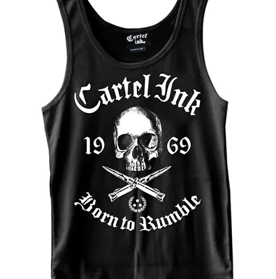 $25 • Buy Born To Rumble Tank Top By Cartel Ink 