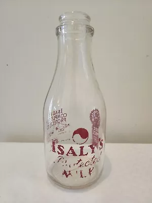 VTG ISALY'S DAIRY YOUNGSTOWN QUART MILK BOTTLE OHIO STATE FAIR First Prize AS IS • $44.99