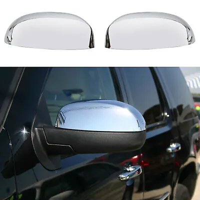 For 2007-2013 Chevy Silverado / GMC Sierra CHROME Top Mirror Covers Replacement • $29.99