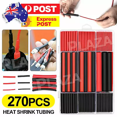 270x Marine Grade Dual-Wall Adhesive Glue Lined Heat Shrink Tubing Ratio 3:1 • $12.95