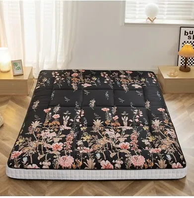 Futon Mattress Padded Japanese Floor Mattress Quilted Bed Mattress Topper • £100
