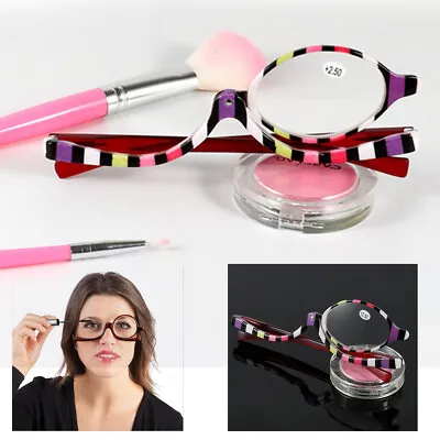 Makeup Reading Glasses Folding Eyeglasses Cosmetic Glasses Magnifying Glasses • £5.99