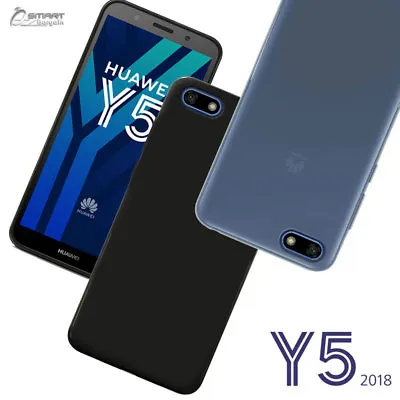 Matte Gel Soft TPU Gel Jelly Rubber Case Cover For Huawei Y5 2018 • $4.59