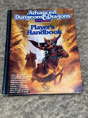 AD&D Advanced Dungeons & Dragons Player's Handbook 2nd Edition 2101 • $74.95