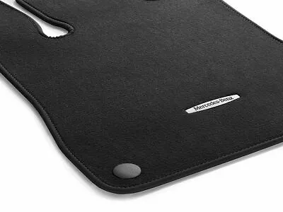 OEM 17268089009F87 Mercedes Benz Front Black SLC Class 17-20 Carpet Floor Mats • $134.50